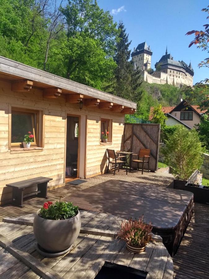 Stodola-Soukromy Apartman Pro Dva S Venkovni Virivkou Karlštejn Εξωτερικό φωτογραφία